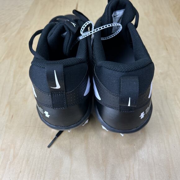 Nike Alpha Menace Football Cleats Black White Mens Size 12.5 NWOB FZ7703-005 main image 6